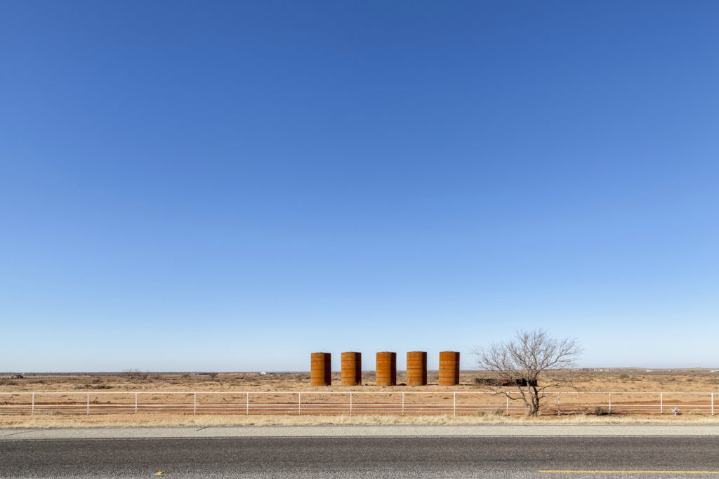 Five Water TanksArchival Digital PrintChad D. SmithCommerce, TX