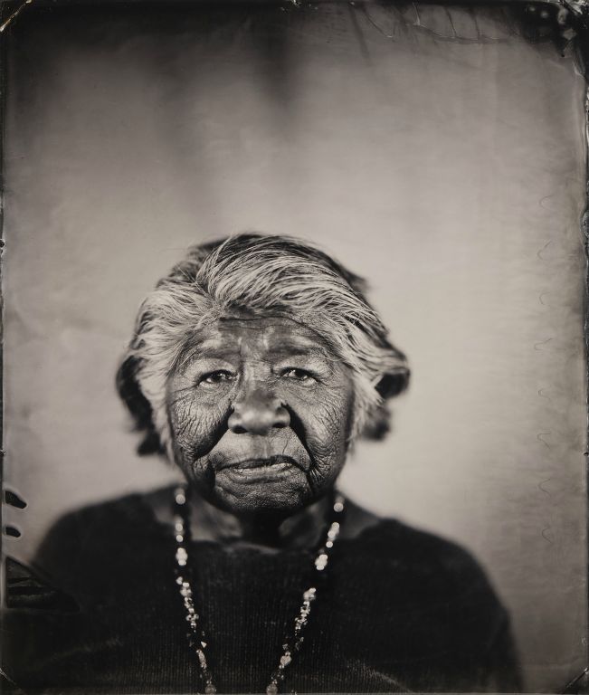 Marie, The Last Known Speaker of WakchumniWet Plate Collodion TintypePaul AdamsLindon, UT