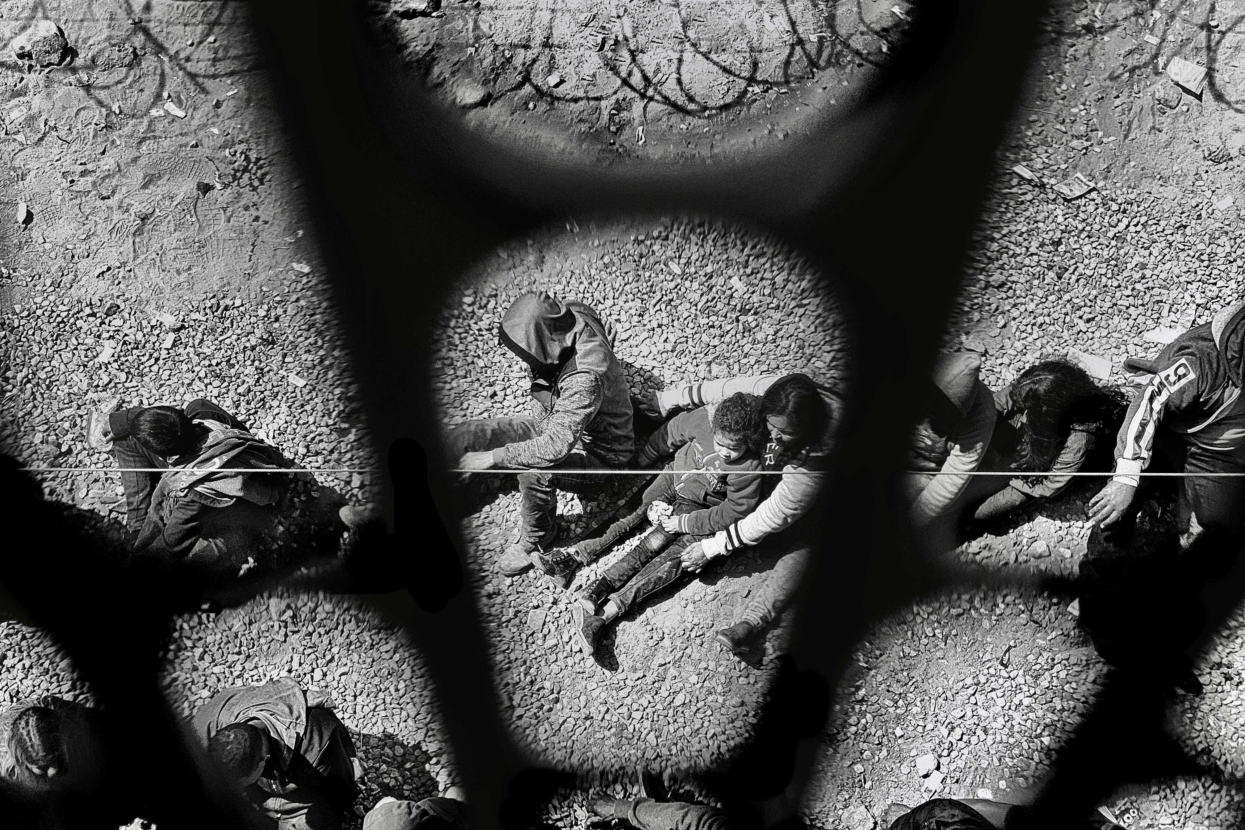 La Perrera-"The DogKennel", Detained Migrants Under US-Mexico International Bridge 2018