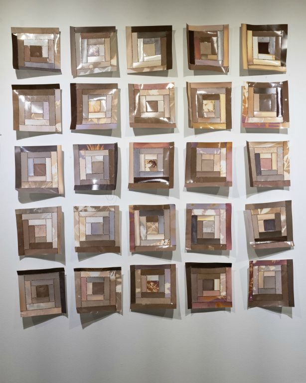 Gwendolyn Anne DaviesRochester, NYStitched MemoriesHand-stitched Lumen Print Quilt Squares