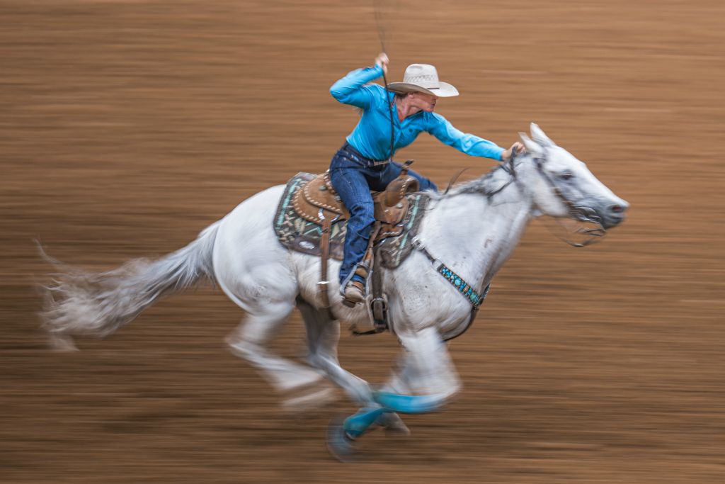 Clinton KempDallas, TXFlying Barrel Racer No. 1Archival Digital Print