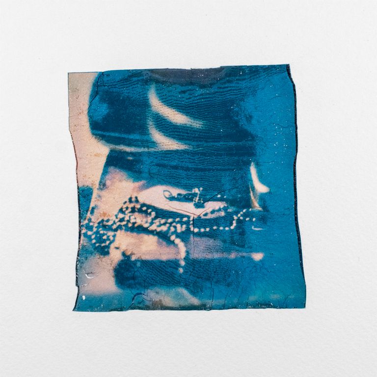 Rebekah AlvianiBrevard NCMan of FaithPolaroid Emulsion Lift on Watercolor Paper